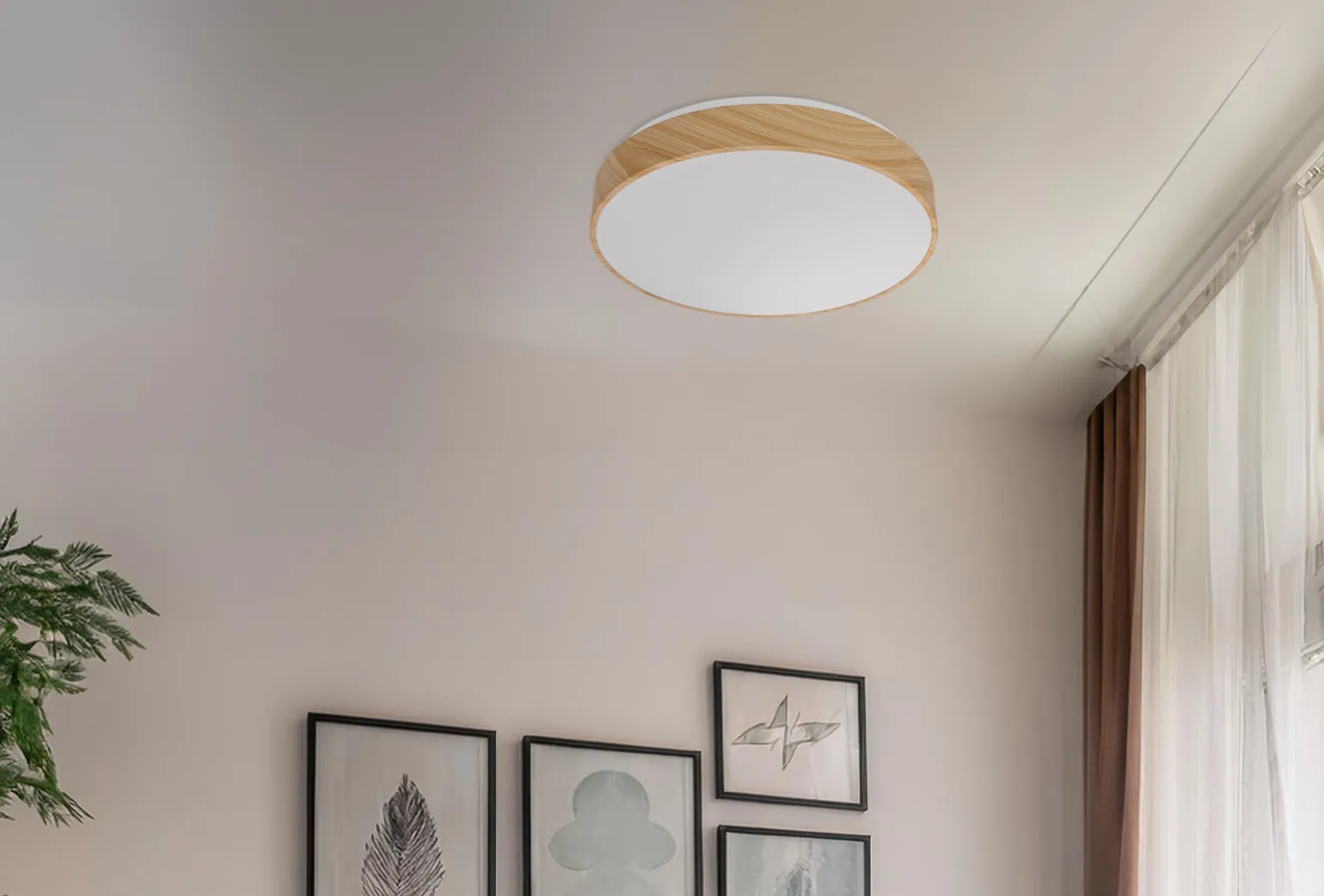 Sklep Kaja Drewniany plafon do przytulnej sypialni 14-33956 FIGARO | Kaja