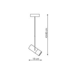Clearance Drewniany reflektor na zwisie LP-1111/1P BOVINO | Kaja Oświetlenie Żyrandole Nowoczesne