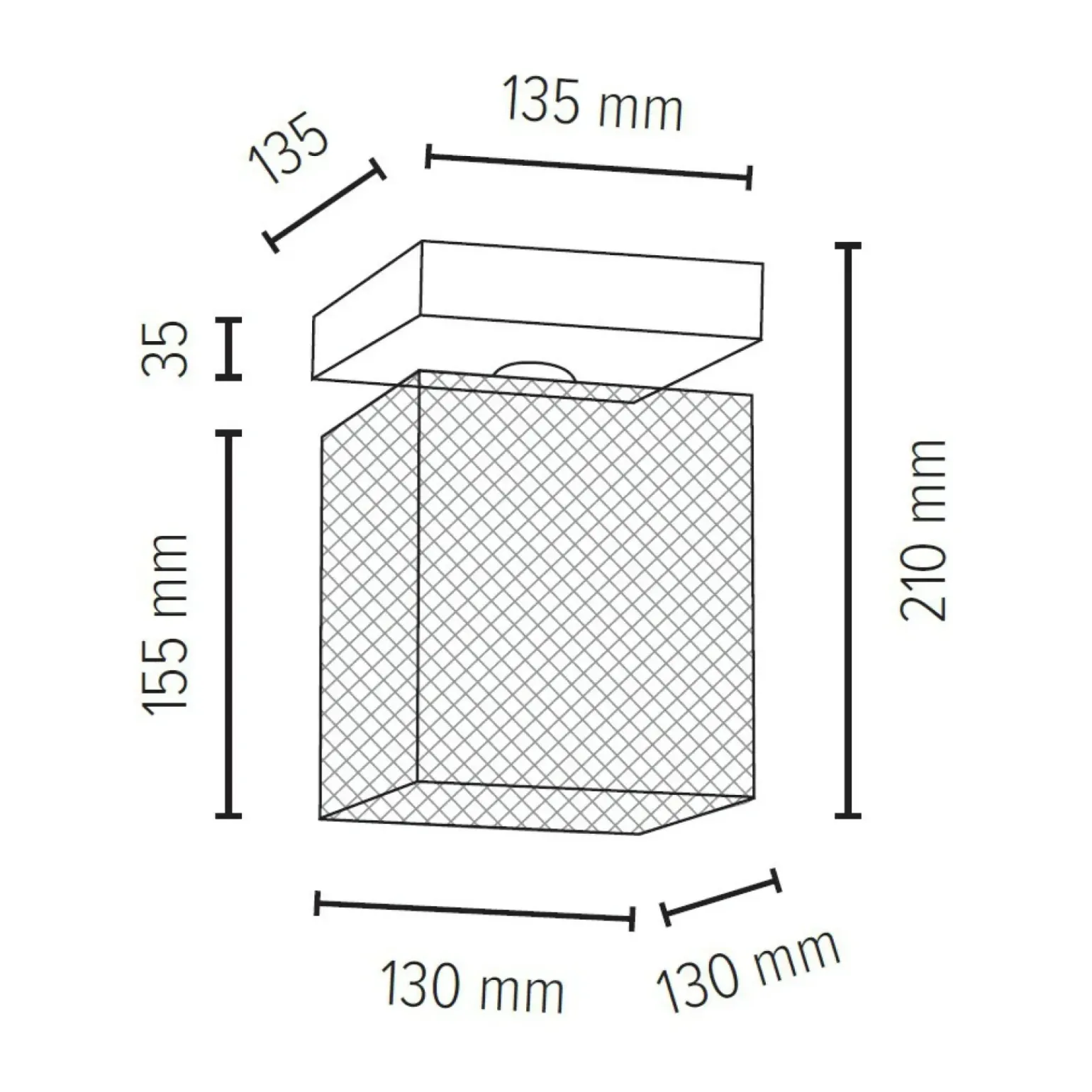 Outlet Drewniany spot z drucianym abażurem 8175174 NORMAN WOOD | Kaja Żyrandole Nowoczesne