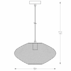 Store Druciana, czarna lampa wisząca do kuchni ZM A8032-BK z serii ORION Żyrandole Nowoczesne