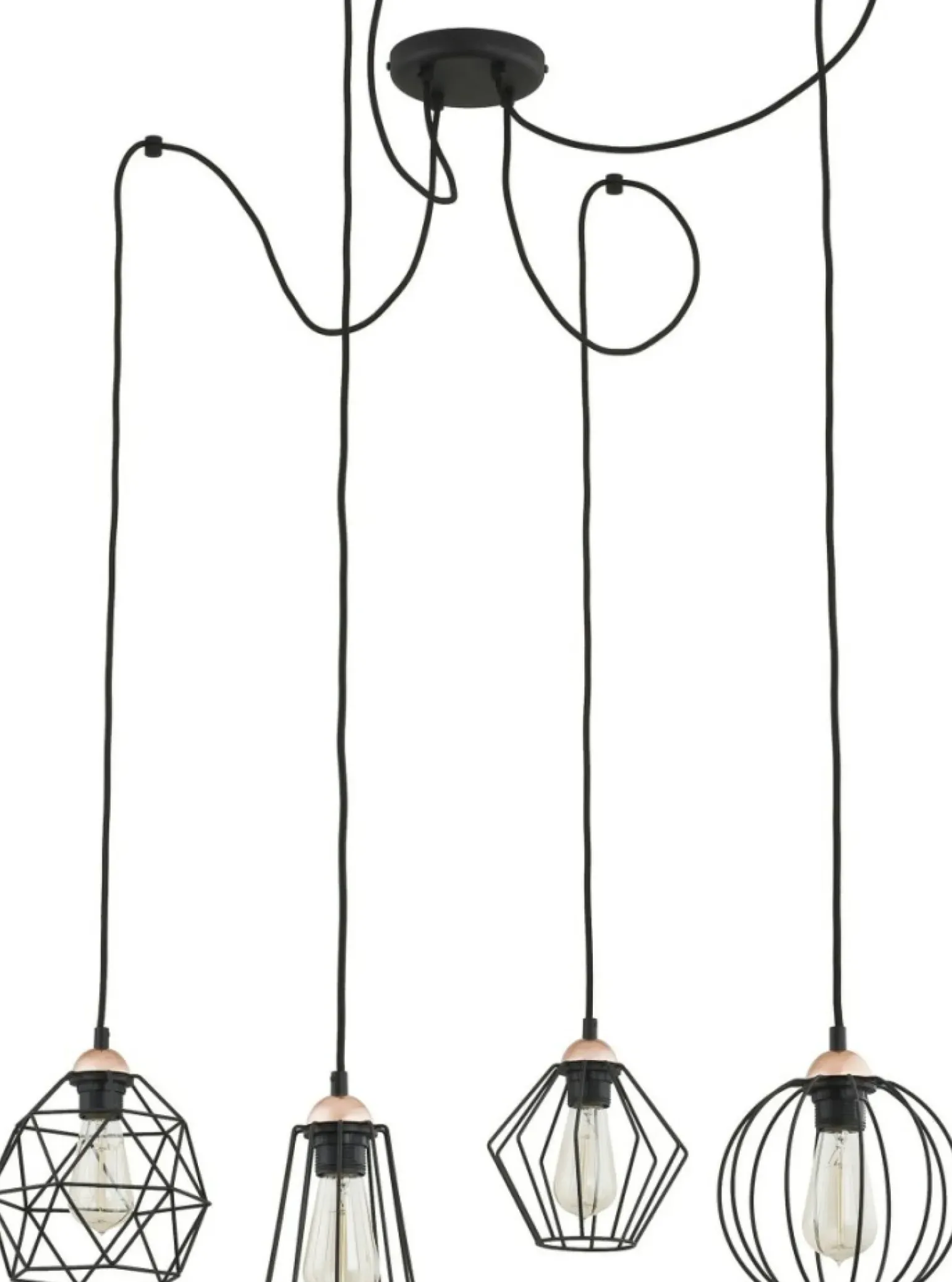 Cheap Druciana lampa wisząca typu pająk TK 1646 GALAXY | Kaja Oświetlenie Żyrandole Nowoczesne