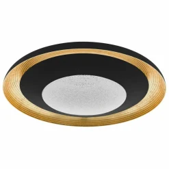 Cheap Duża, czarno-złota lampa sufitowa LED 98685 CANICOSA | Kaja Żyrandole Nowoczesne