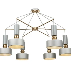 Store Duża, industrialna lampa wisząca MOD030PL-06GR VOID | Kaja Oświetlenie Żyrandole Nowoczesne