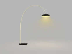 Sklep Kaja Duża lampa podłogowa łuk do salonu WF 3001-104 ROSSKOFF | Kaja