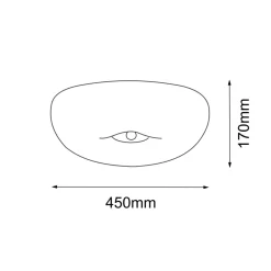 Sklep Kaja Duża lampa sufitowa w stylu retro ANT 8182 BUTTON | Kaja Oświetlenie