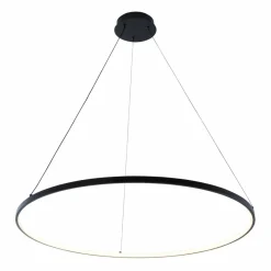 Clearance Duża lampa wisząca LED, koło ⌀80cm 2023201-BK80 BRENO | Kaja Żyrandole Nowoczesne