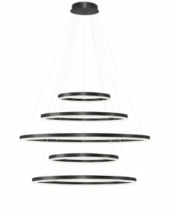 Clearance Duża lampa wisząca na antresolę, pilot w zestawie AZ5351 HALO | Kaja Żyrandole Nowoczesne