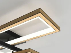 Sklep Kaja Duża, ledowa lampa sufitowa do salonu WF 9022-506 MATERA | Kaja