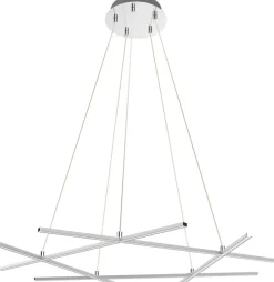 Clearance Duża, ledowa lampa wisząca do salonu A0020-350 ANDROS | Kaja Żyrandole Nowoczesne