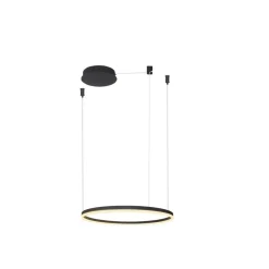 Fashion Duża obręcz wisząca LED do salonu ⌀150cm z pilotem AZ5347 HALO | Kaja Żyrandole Nowoczesne