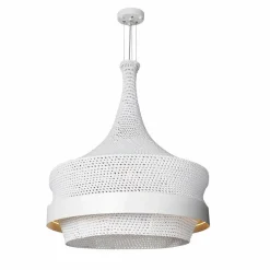 Cheap Duża, pleciona lampa wisząca w stylu boho ANT 5031 DOTA | Kaja Żyrandole Nowoczesne