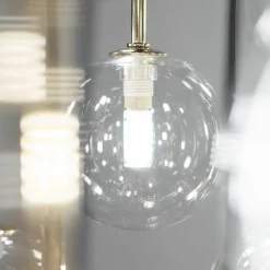 Best Duża rotunda z kaskadą kloszy, na antresolę TK 10182 AURORA | Kaja Żyrandole Nowoczesne