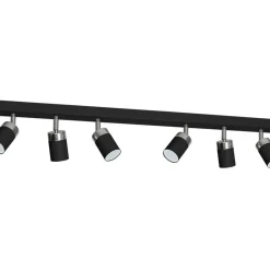 Store Długa listwa sufitowa z 6 ruchomymi spotami MLP1340 JOKER | Kaja Żyrandole Nowoczesne