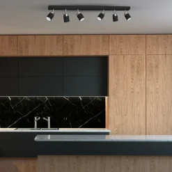 Store Długa listwa sufitowa z 6 ruchomymi spotami MLP1340 JOKER | Kaja Żyrandole Nowoczesne