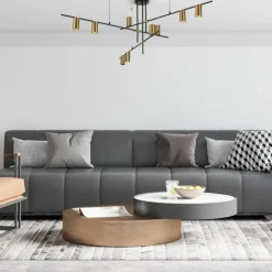 Discount Duży, czarno-złoty żyrandol LP-074/9PL BK/GD ARIZONA | Kaja Żyrandole Nowoczesne