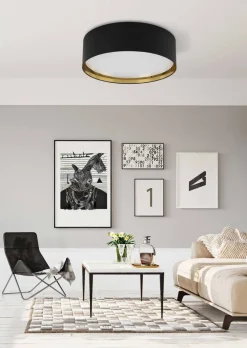 Sklep Kaja Duży, elegancki, abażurowy plafon ⌀60cm TK 3432 BILBAO | Kaja