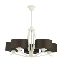 Sklep Kaja Duży, klasyczny, biały żyrandol JUP 1192 KASZMIR | Kaja Oświetlenie