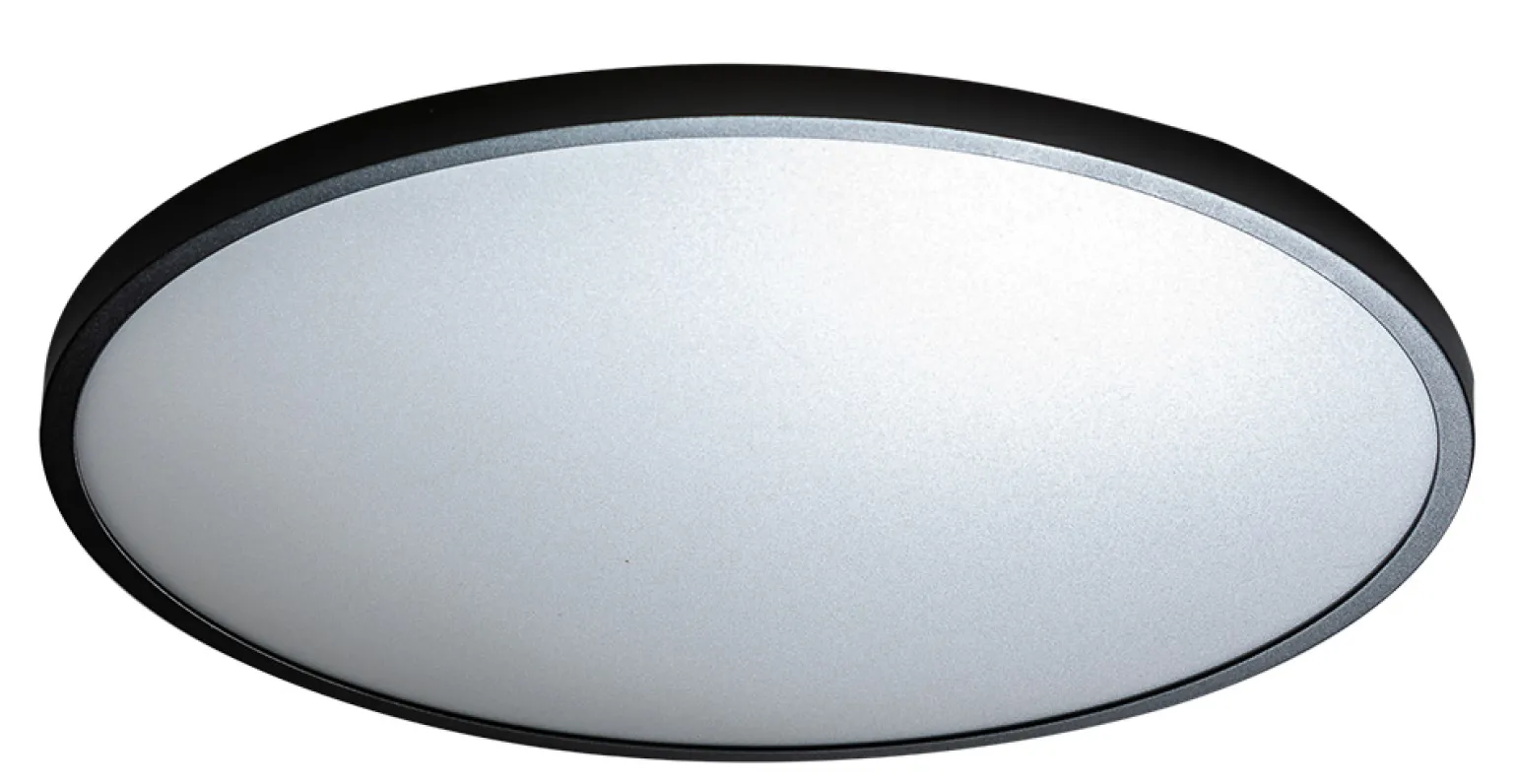 Sklep Kaja Duży klasyczny czarny plafon okrągły LED AZ4252 MALTA | Kaja