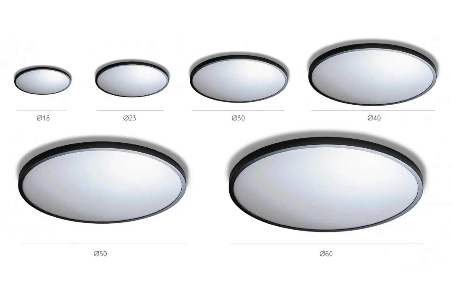 Sklep Kaja Duży klasyczny czarny plafon okrągły LED AZ4252 MALTA | Kaja