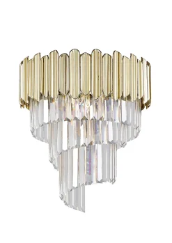 Sklep Kaja Duży, kryształowy plafon do salonu C0535-05C-F4J7 z serii GLADIUS