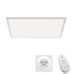 Clearance Duży kwadratowy plafon LED z pilotem 14532-16 z serii FLAT | Kaja Żyrandole Nowoczesne