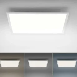 Clearance Duży kwadratowy plafon LED z pilotem 14532-16 z serii FLAT | Kaja Żyrandole Nowoczesne