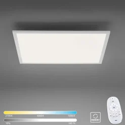 Clearance Duży kwadratowy plafon LED z pilotem 14532-16 z serii FLAT | Kaja Żyrandole Nowoczesne