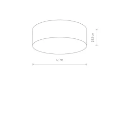 Sklep Kaja Duży plafon na cztery żarówki z dużym gwintem 9606 | Kaja Oświetlenie