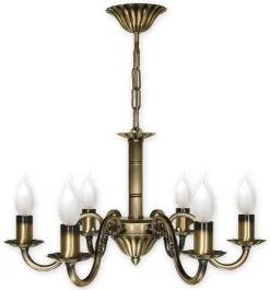 Sklep Kaja Duży świecznik wiszący antyczne złoto O1006/W6 PRIMA | Kaja