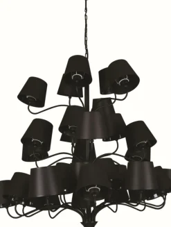 Best Sale Duży żyrandol KP-07 z serii SIENA BLACK Żyrandole Nowoczesne