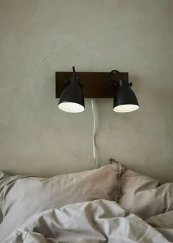 Sklep Kaja Dwa regulowane kinkiety brązowa przyścianka 108213 | Kaja Oświetlenie