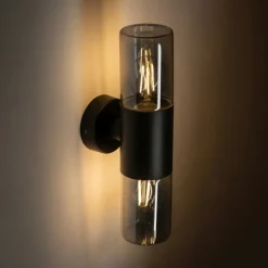 Sklep Kaja Dwukierunkowa lampa ścienna na elewację 11372 IDA | Kaja Oświetlenie