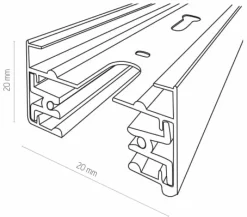 Sklep Kaja Dwumetrowy 1-fazowy szynoprzewód natynkowy TK 4140 TRACER | Kaja