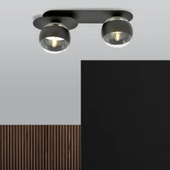 Sklep Kaja Dwupoziomowa lampa sufitowa na listwie 1121/2 PLAZA | Kaja Oświetlenie