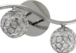 Sklep Kaja Dwupunktowa, owana lampa ścienna 92-85798 STARLET | Kaja