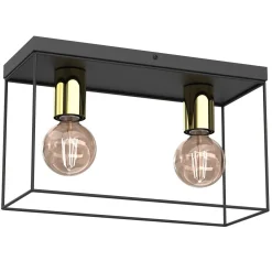 Sklep Kaja Dwupunktowa lampa sufitowa, druciany box LX 8110 HOMEN | Kaja