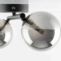 Flash Sale Dwupunktowa lampa sufitowa ciemne klosze TK 6854 ESTERA BLACK | Kaja Żyrandole Nowoczesne