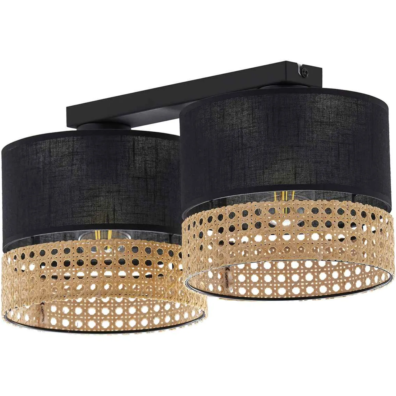 Sklep Kaja Dwupunktowa lampa w stylu rustykalnym TK 6545 PAGLIA | Kaja