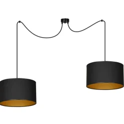 Best Dwupunktowa lampa wisząca z abażurami 184/2 ROTO | Kaja Oświetlenie Żyrandole Nowoczesne