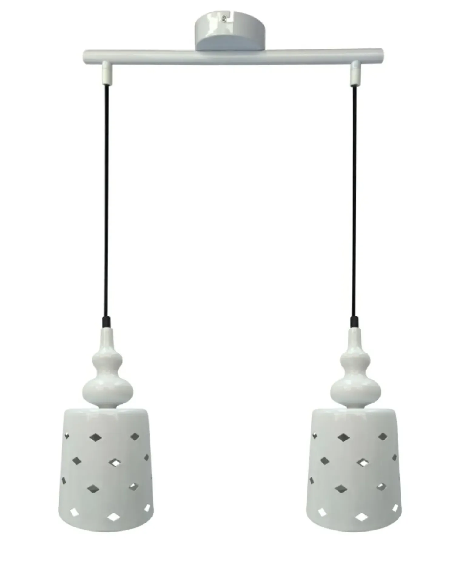 Sklep Kaja Dwupunktowa lampa z ozdobnymi kloszami 32-51929 HAMP | Kaja