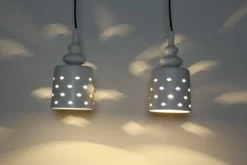 Sklep Kaja Dwupunktowa lampa z ozdobnymi kloszami 32-51929 HAMP | Kaja