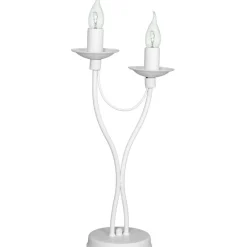 Sklep Kaja Dwupunktowa lampka biurkowa biała 397B/M 2-PL RÓŻA | Kaja Oświetlenie