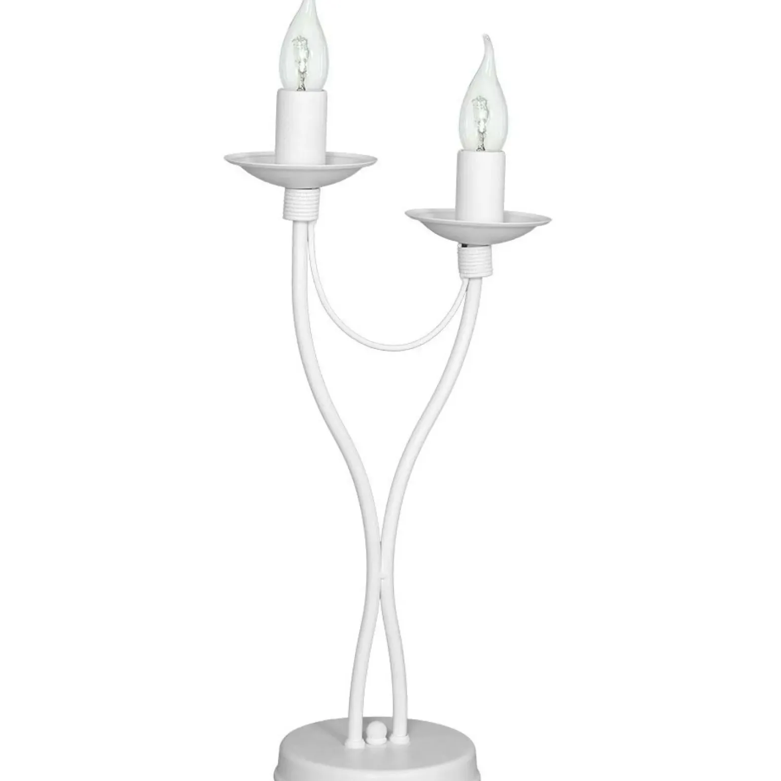 Sklep Kaja Dwupunktowa lampka biurkowa biała 397B/M 2-PL RÓŻA | Kaja Oświetlenie