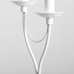 Sklep Kaja Dwupunktowa lampka biurkowa biała 397B/M 2-PL RÓŻA | Kaja Oświetlenie