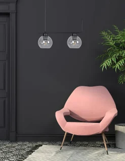 Hot Dwupunktowa, nowoczesna lampa wisząca K-4880 TORVI | Kaja Oświetlenie Żyrandole Nowoczesne