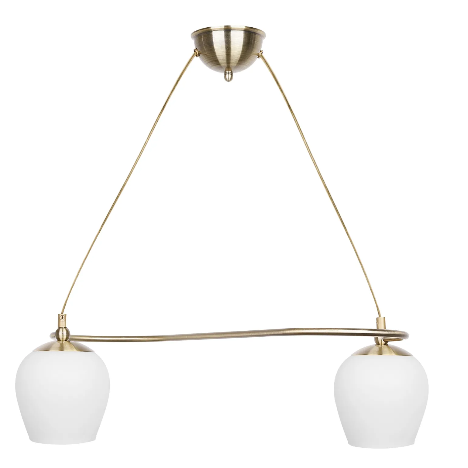 Sklep Kaja Dwupunktowa, patynowa lampa wisząca 32-07360 SERANO | Kaja Oświetlenie