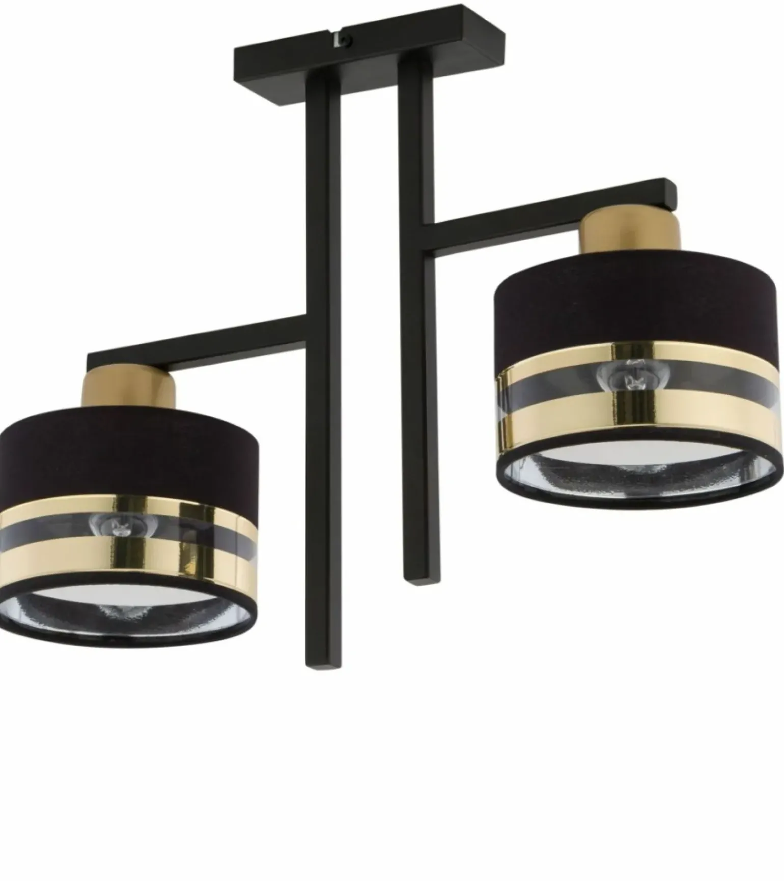 Best Sale Dwuramienna, abażurowa lampa sufitowa do korytarza SIG 32149 - PRO Żyrandole Nowoczesne