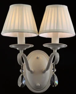 Sklep Kaja Dwuramienna, elegancka lampa ścienna ARM172-02-G BRIONIA | Kaja