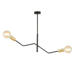 Store Dwuramienna lampa sufitowa bez kloszy 1125/2 BOLT | Kaja Oświetlenie Żyrandole Nowoczesne