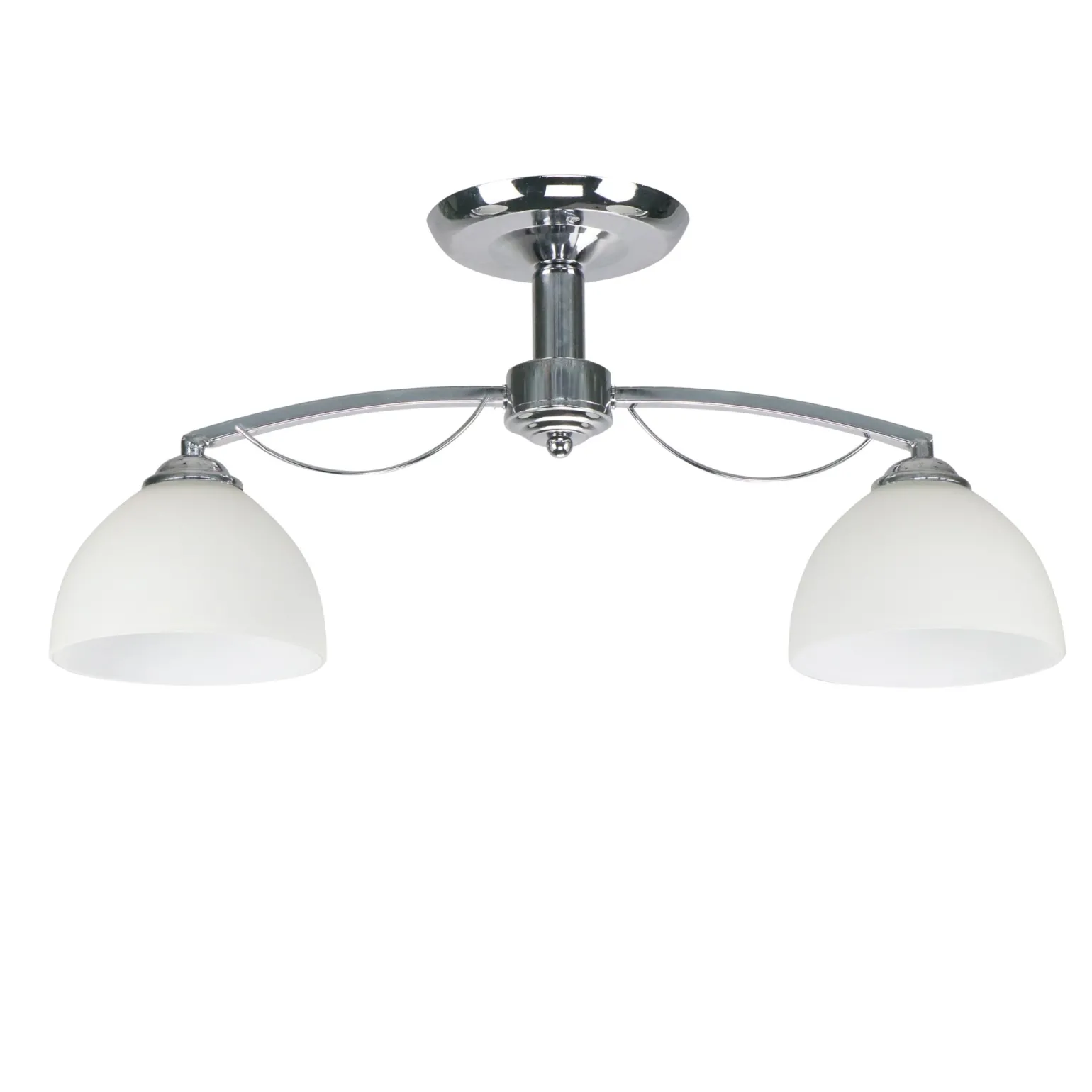 Sklep Kaja Dwuramienna, srebrna lampa sufitowa 32-22707 FILONA | Kaja Oświetlenie